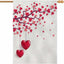 Banderas San Valentín 28x40pulg Árbol Arpillera Doble Cara