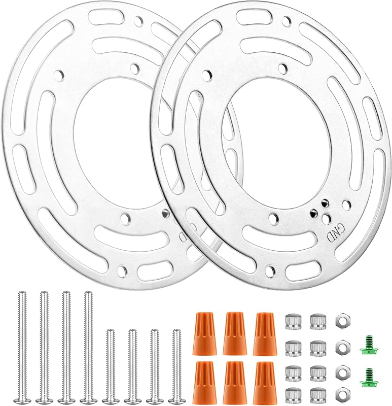 2 Soportes Universal Lámpara Barra 4pulg Acero