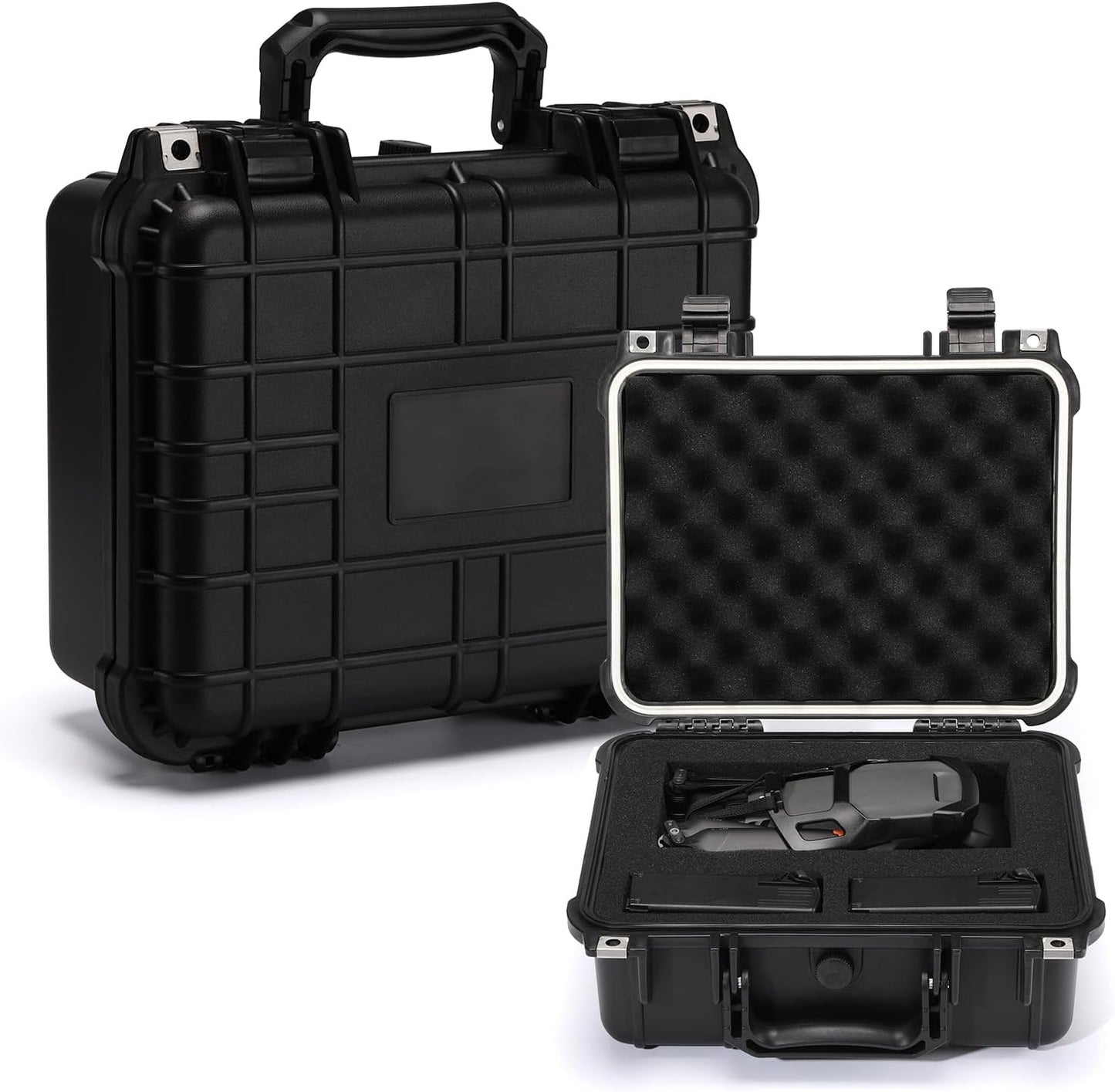 Estuche plástico IP67 13.4x11.6x6 con espuma