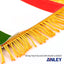 Bandera colgante Italia 4x6pulg con ventosa y flecos