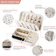 Joyero doble capa para collares aretes anillos mujer