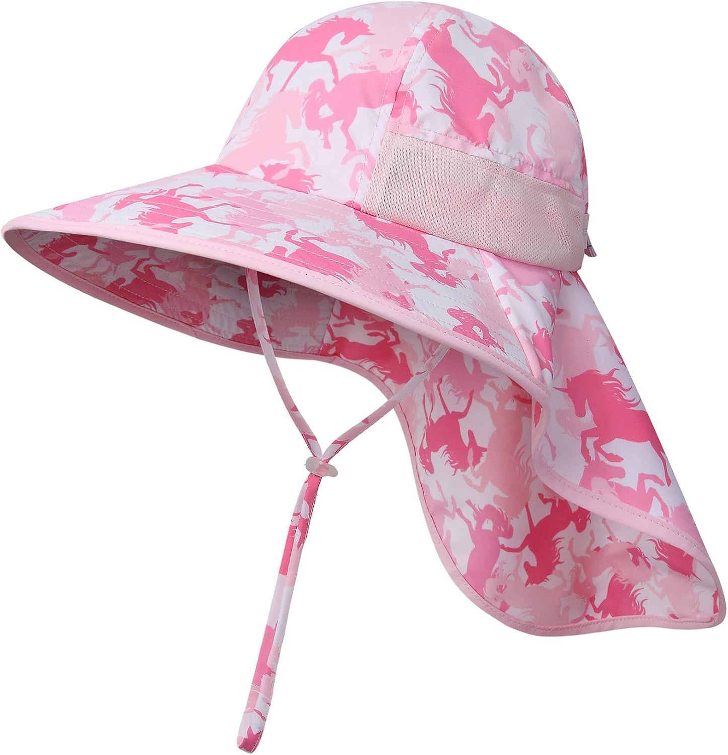Sombrero sol UPF50 para niños 3-10 años con solapa cuello