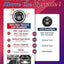 Faros LED 7pulg Halo DRL para Harley Touring 6500K blanco