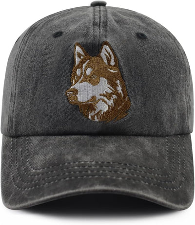 Gorro béisbol amantes perros ajustable algodón