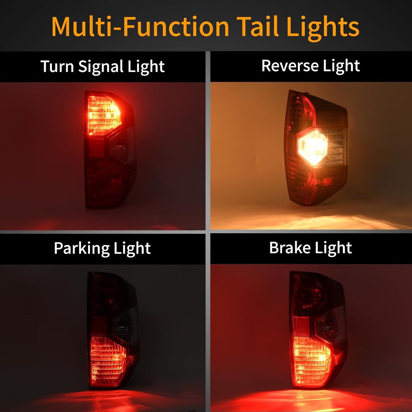 Ensamble luces traseras Toyota Tundra 14-21 OE con bombillas