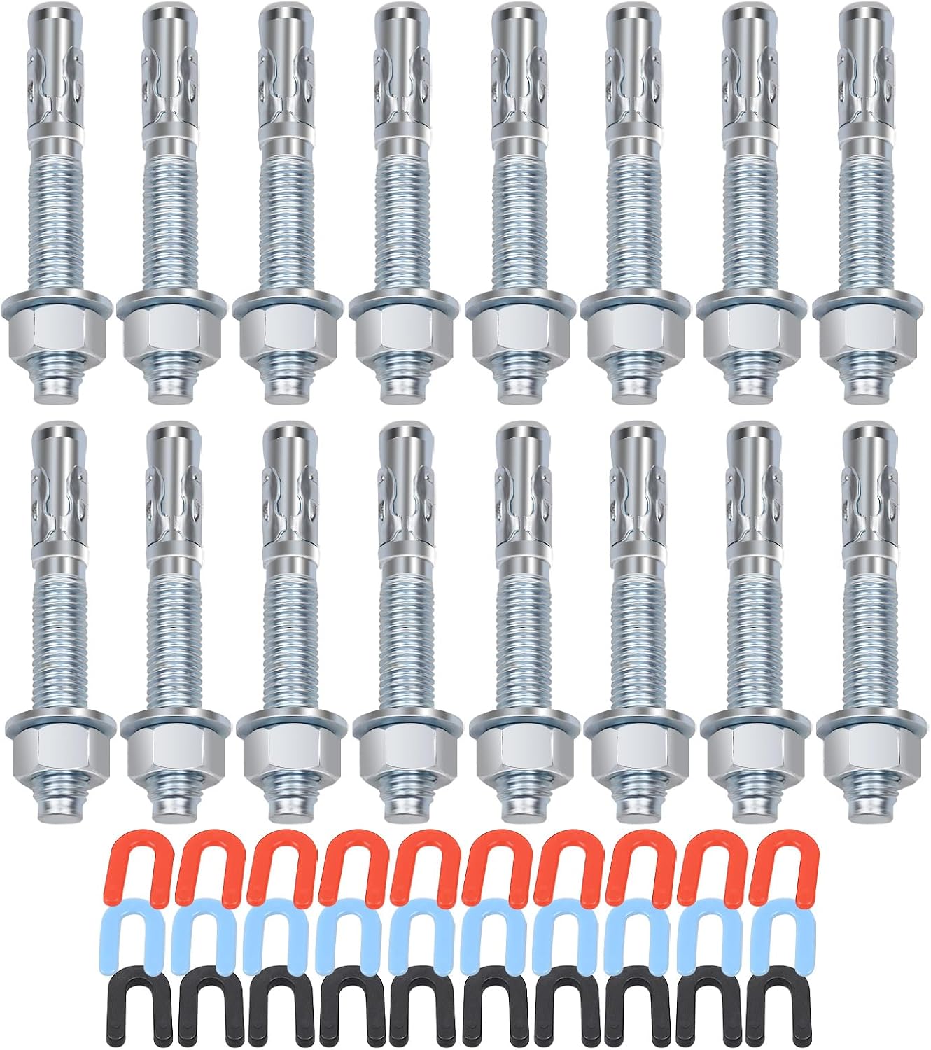 Kit elevación coche 16pcs anclajes 3/4x5.5 30pcs