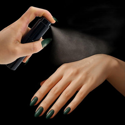 Perfume viaje recargable 10 atomizadores negros 0.3oz
