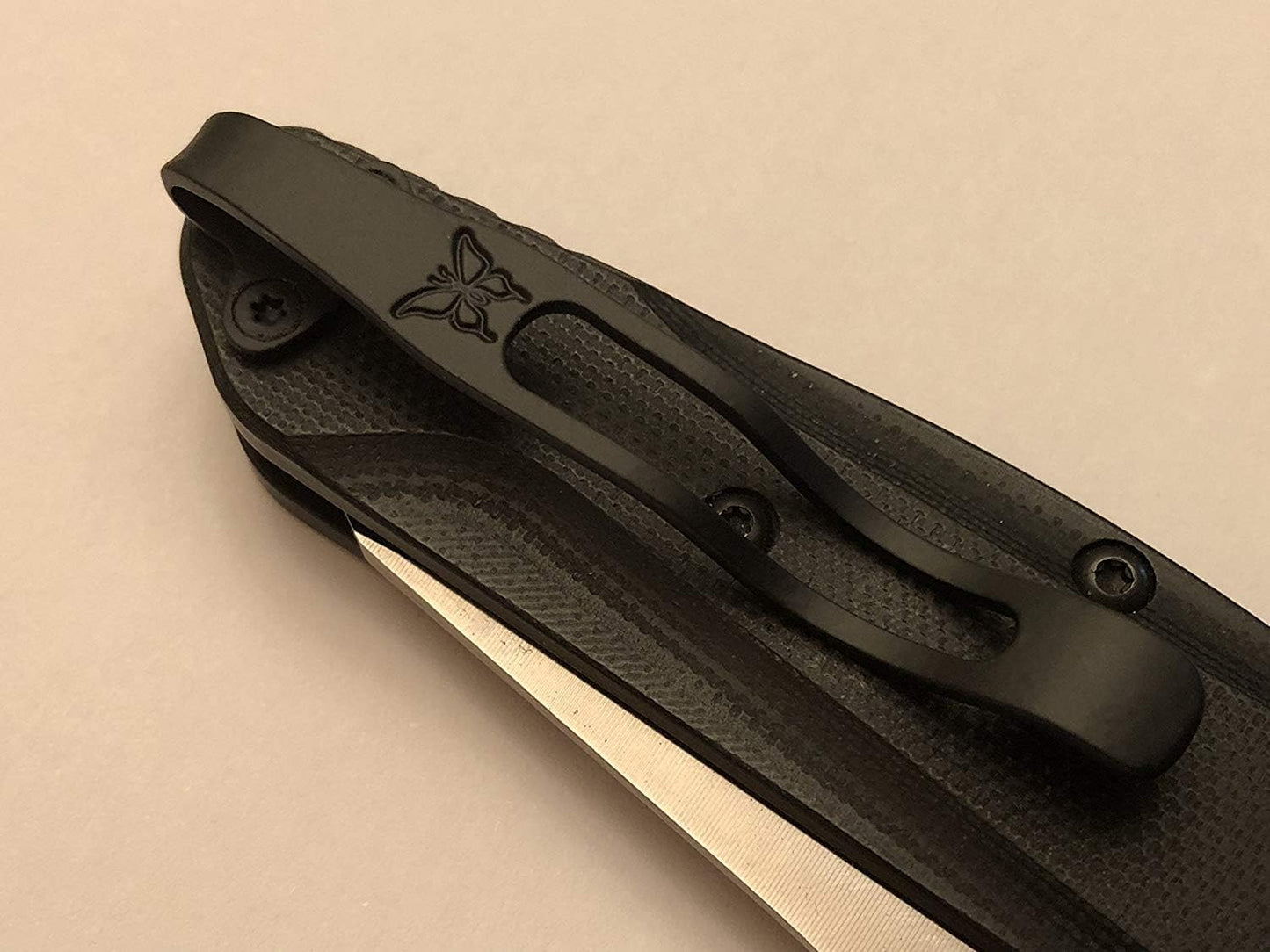 Clip bolsillo titanio para cuchillo Benchmade Osborne 940