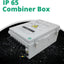 Caja combinadora solar ABS impermeable con 6 cuerdas 15A