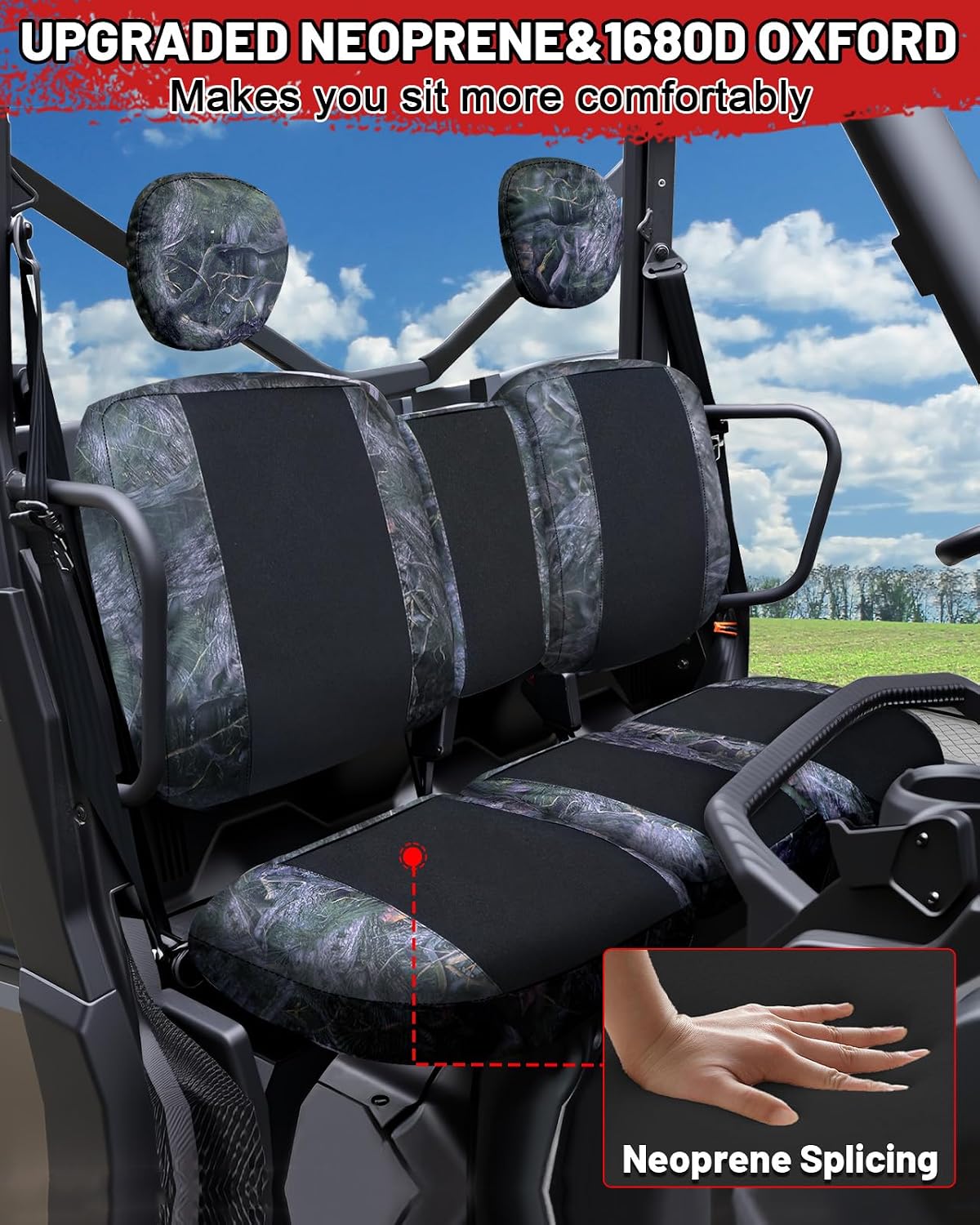 Fundas asiento UTV neopreno comp Can Am Defender 6x6 16-25