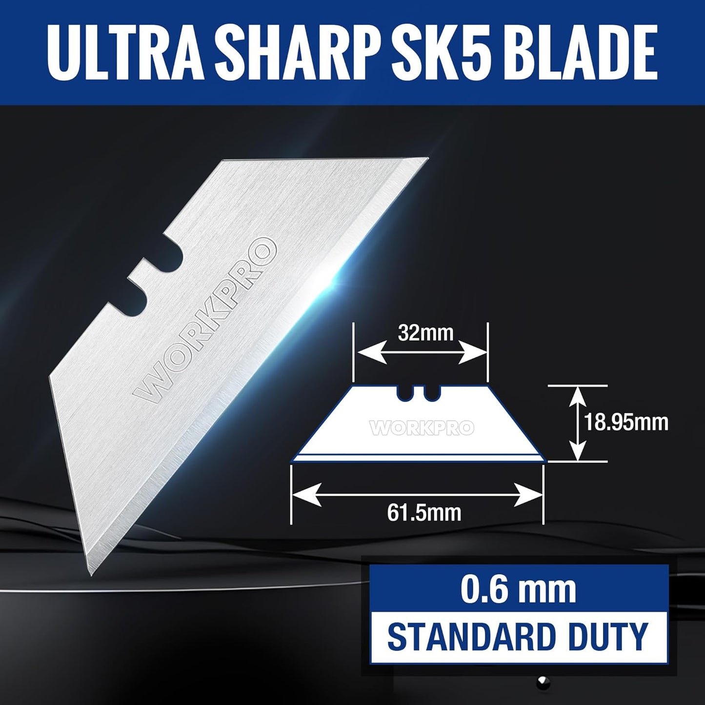Cuchillas acero SK5 paquete 100 con dispensador
