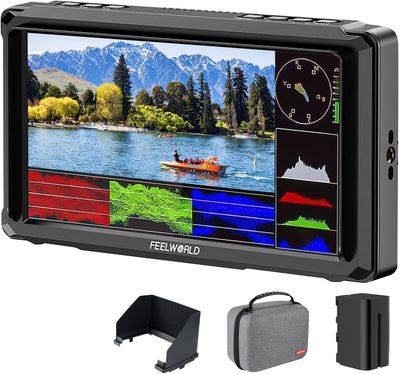 Monitor 6pulg 4K 1200nit HDMI forma onda LUT 3D