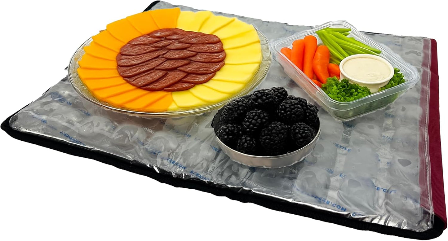 Enfriador buffet 19x15pulg color rojo