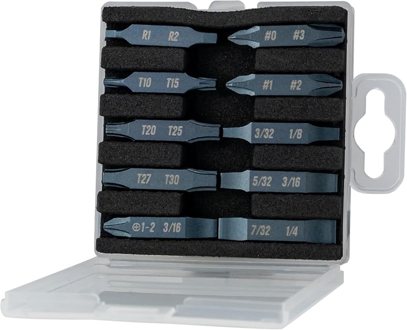 10 Puntas Destornillador Doble para Leatherman con Estuche