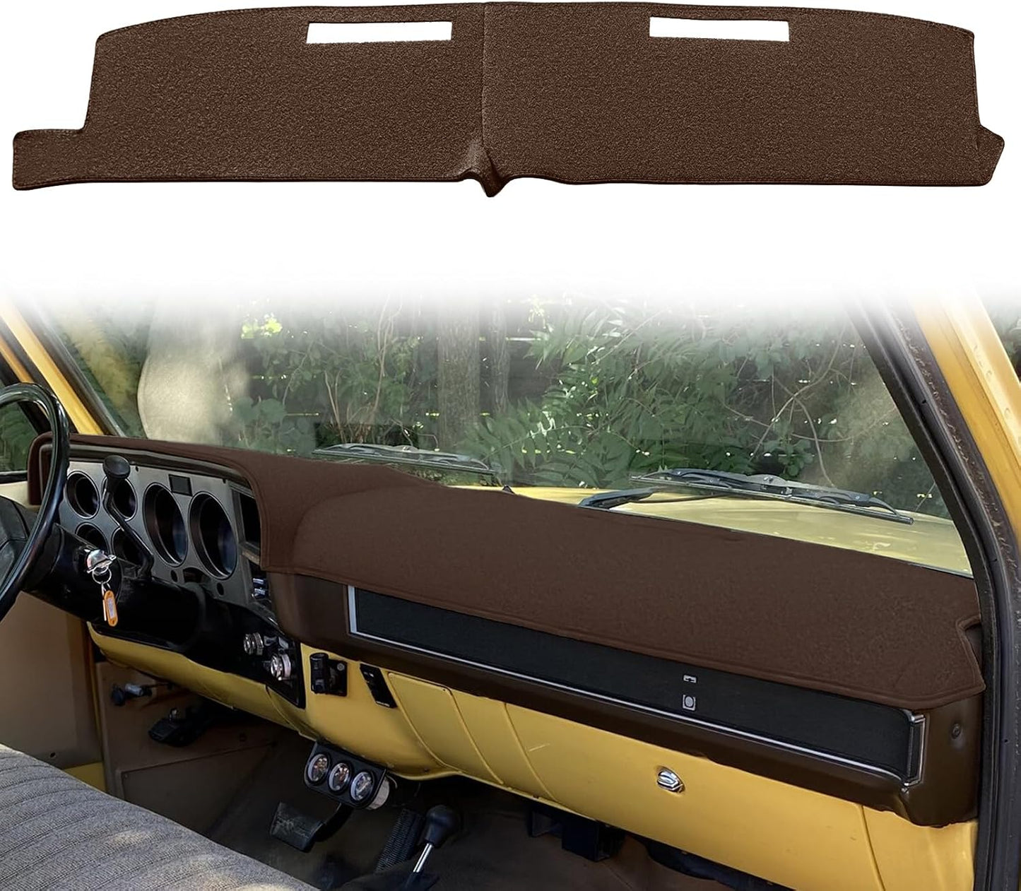 Protector tablero 81-91 Chevy Suburban Blazer GMC Jimmy marrón