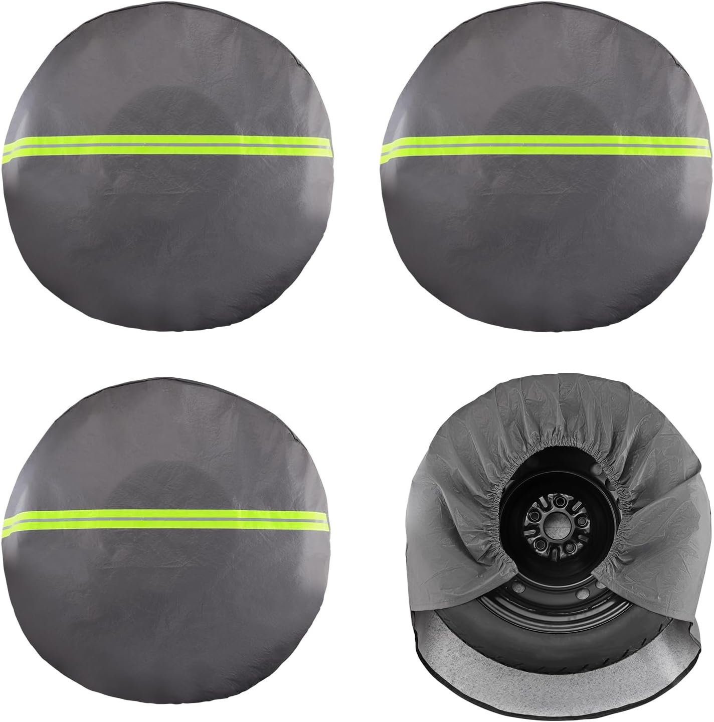 4 Fundas Neumáticos 27-29" Impermeables Anti-UV