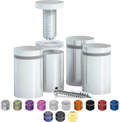 Soporte pared acero inox ½x1 pulg para señalización