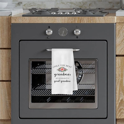 Toallas cocina decorativas tejido gofre regalo abuela