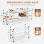 Estante zapatos ajustable de metal apilable 8 pares