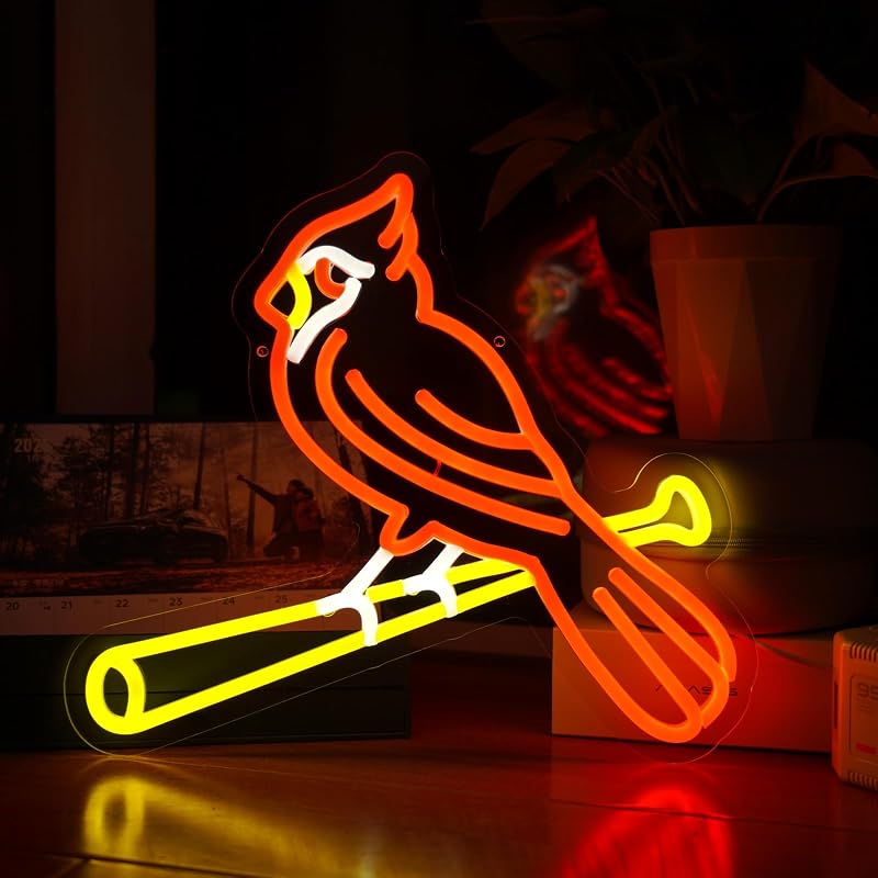 Letrero neón béisbol USB luces regulables para sala set