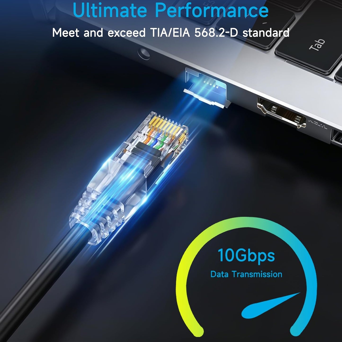 Cable Ethernet Cat6 1.5m pack 10 para datos y red doméstica