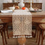 Mesa encaje tejido ganchillo 12x86pulg decoración rústica