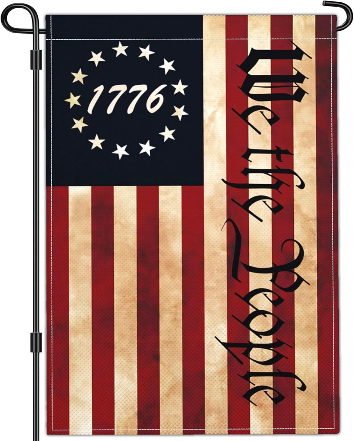 Bandera jardín 12x18 We the People 1776 Betsy Ross