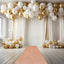 Alfombra pasillo 2.46x16.4ft grosor 55gsm color oro rosa