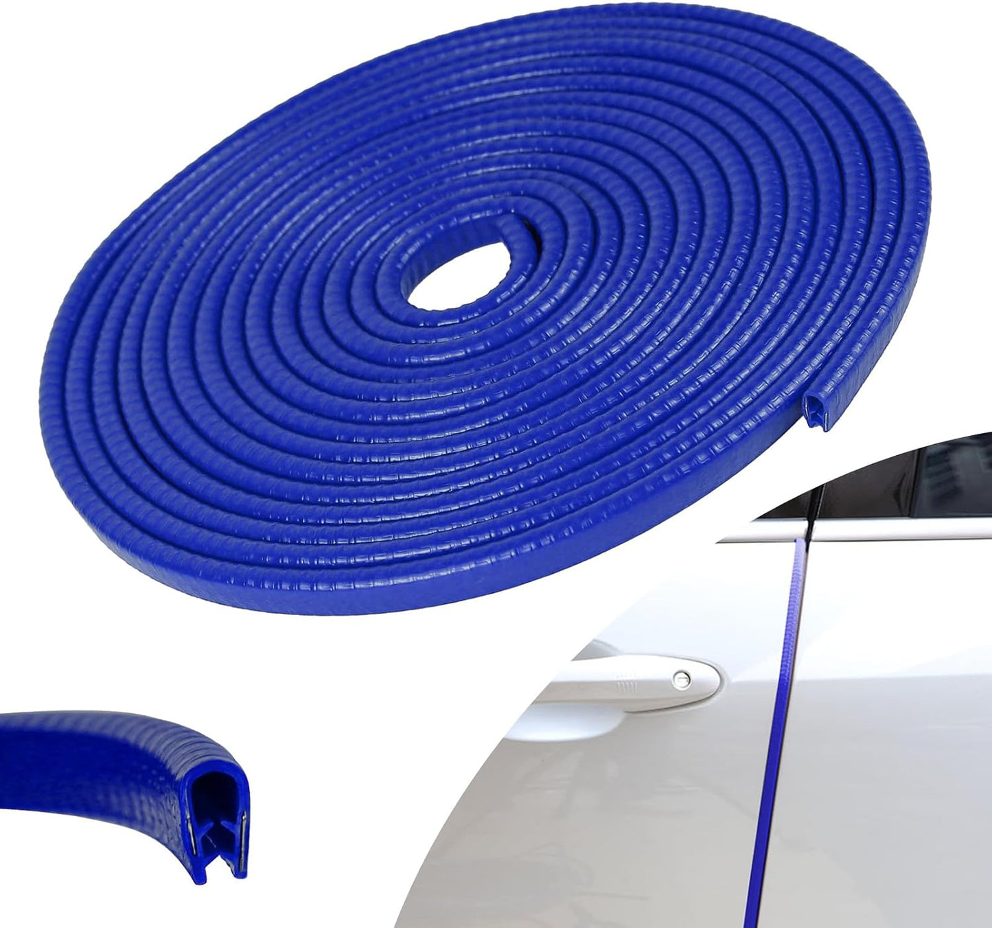 Protectores borde puerta auto 13.1ft tira goma forma U