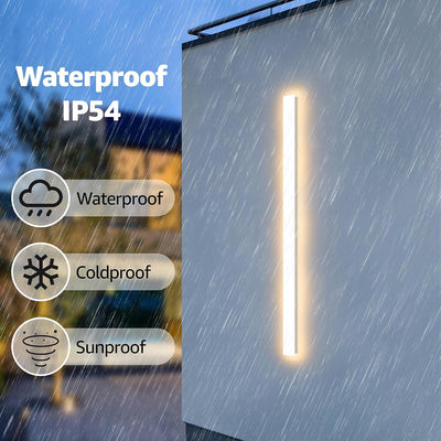2 Luces pared exteriores 47.25pulg 3000K IP65 acrílicas