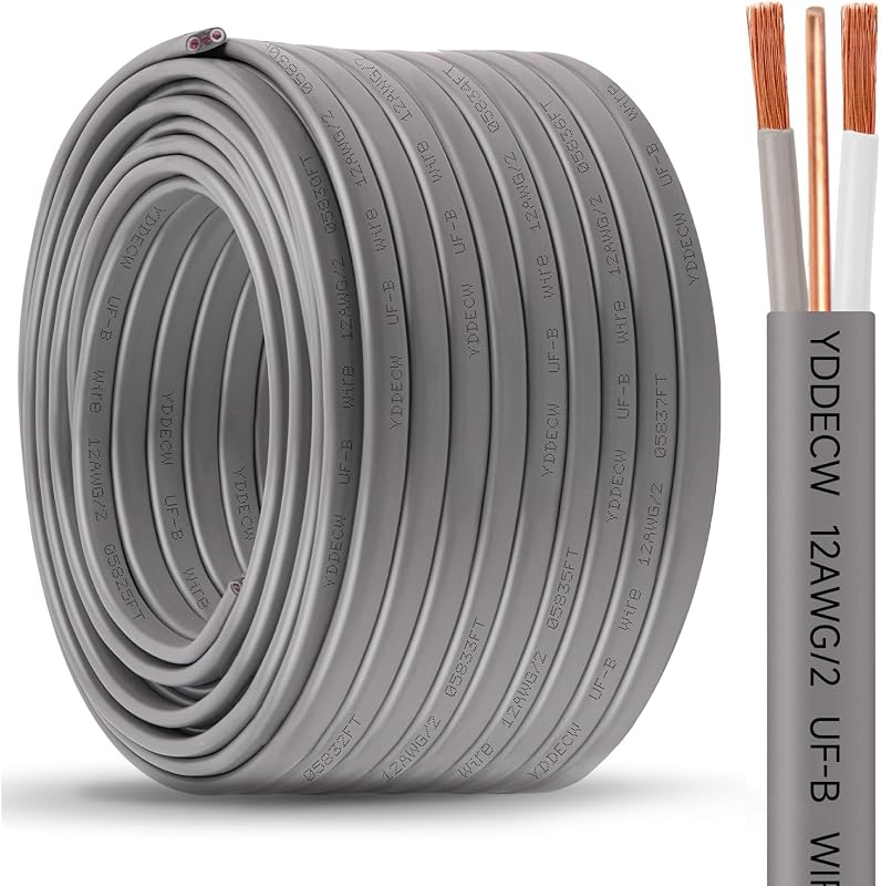 Cable UF-B 12/2 150pies 100% cobre puro 12AWG