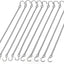 10 Cadenas Acero Inox 12pulg para Colgar Comederos Macetas
