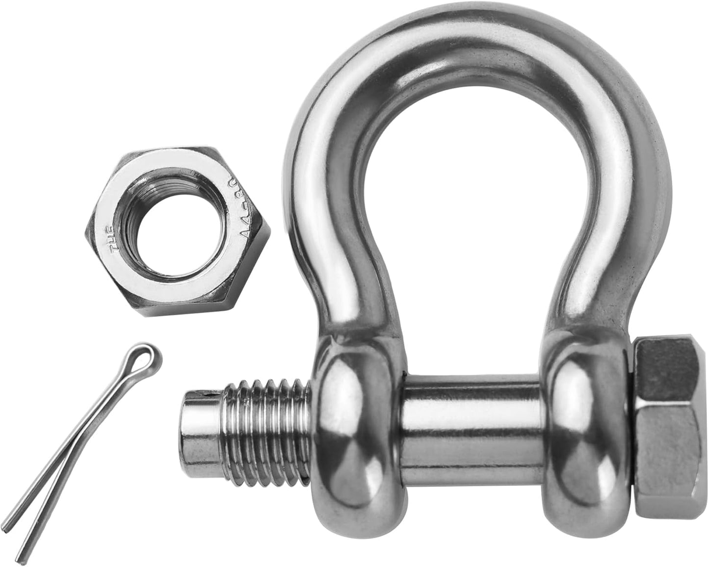 Grilletes anillo acero inox 1/4 5/16 3/8 1/2 grado marino