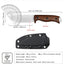 Cuchillo DC53 acero mango micarta funda kydex EDC camping