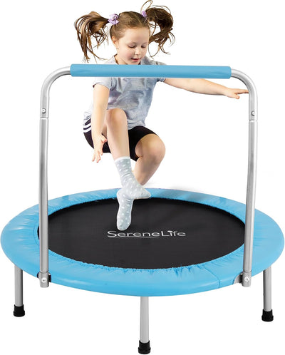 Trampolín plegable para niños 330lbs con mango foam