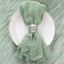 100 Servilletas Gasa Verde Salvia 21x21pulg Bodas Fiestas