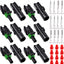 36 Pzas Kit Conectores Cable Auto 1 Pin Impermeables