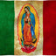 Bandera Virgen de Guadalupe 3x5pies lona poliéster ojales latón