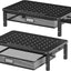 2 Soportes Elevadores Monitor 3 Alturas Cajón Metal