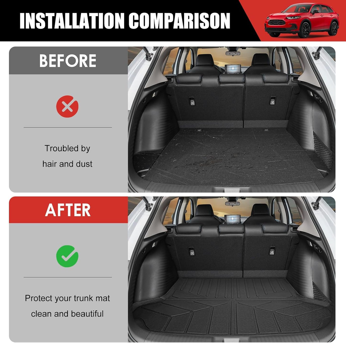 Alfombrilla carga TPE para Honda HRV 2023-25