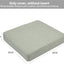 2 Pzas Fundas Cojín 24x22" Impermeables Turquesa