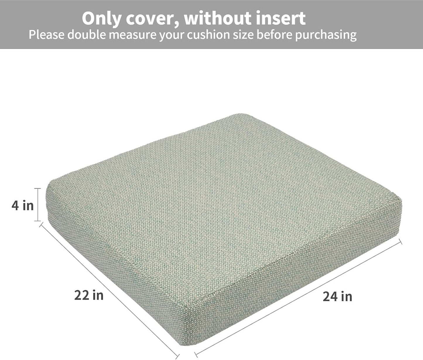 2 Pzas Fundas Cojín 24x22" Impermeables Turquesa