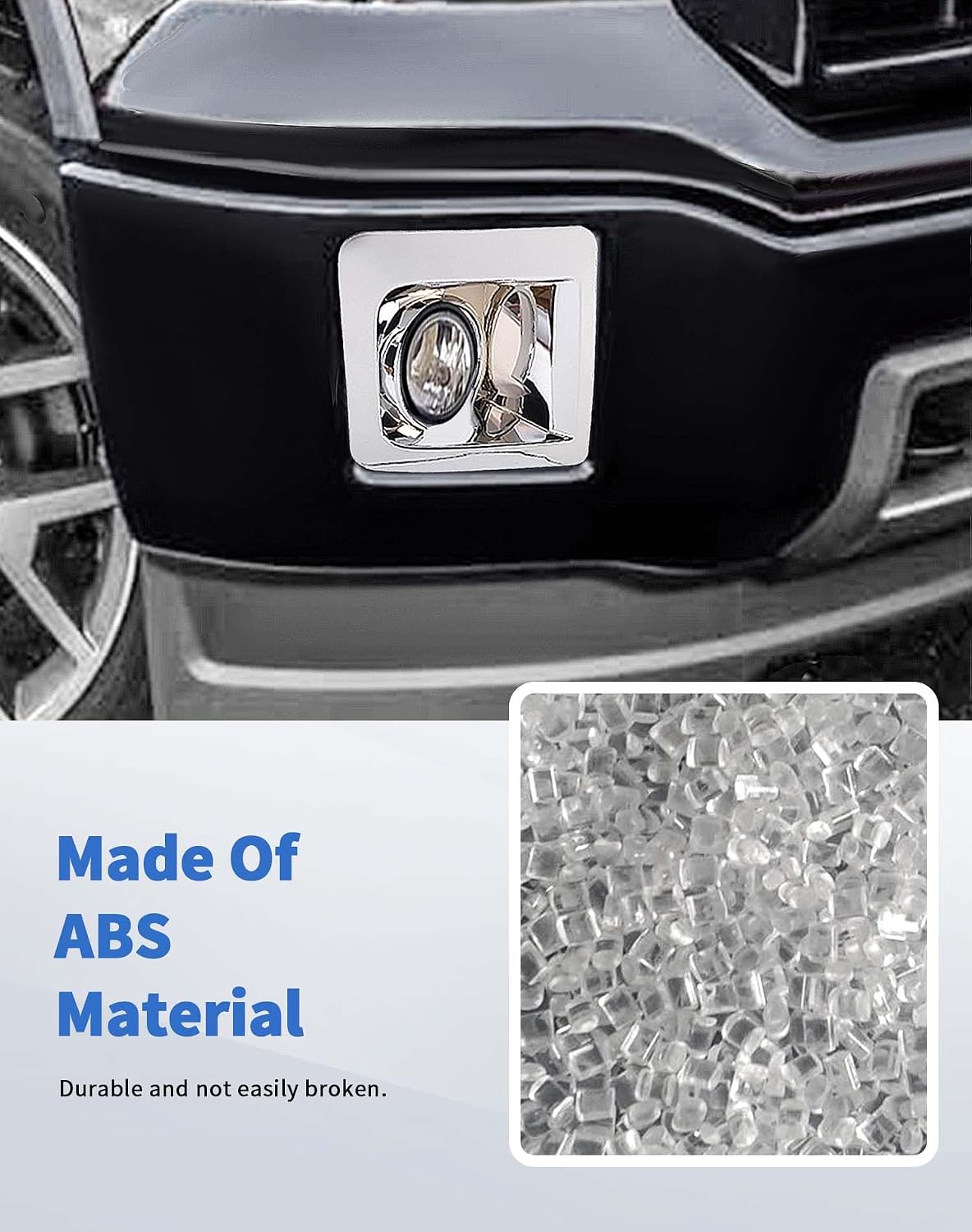 Cromo bisel antiniebla para GMC Sierra 2014-15