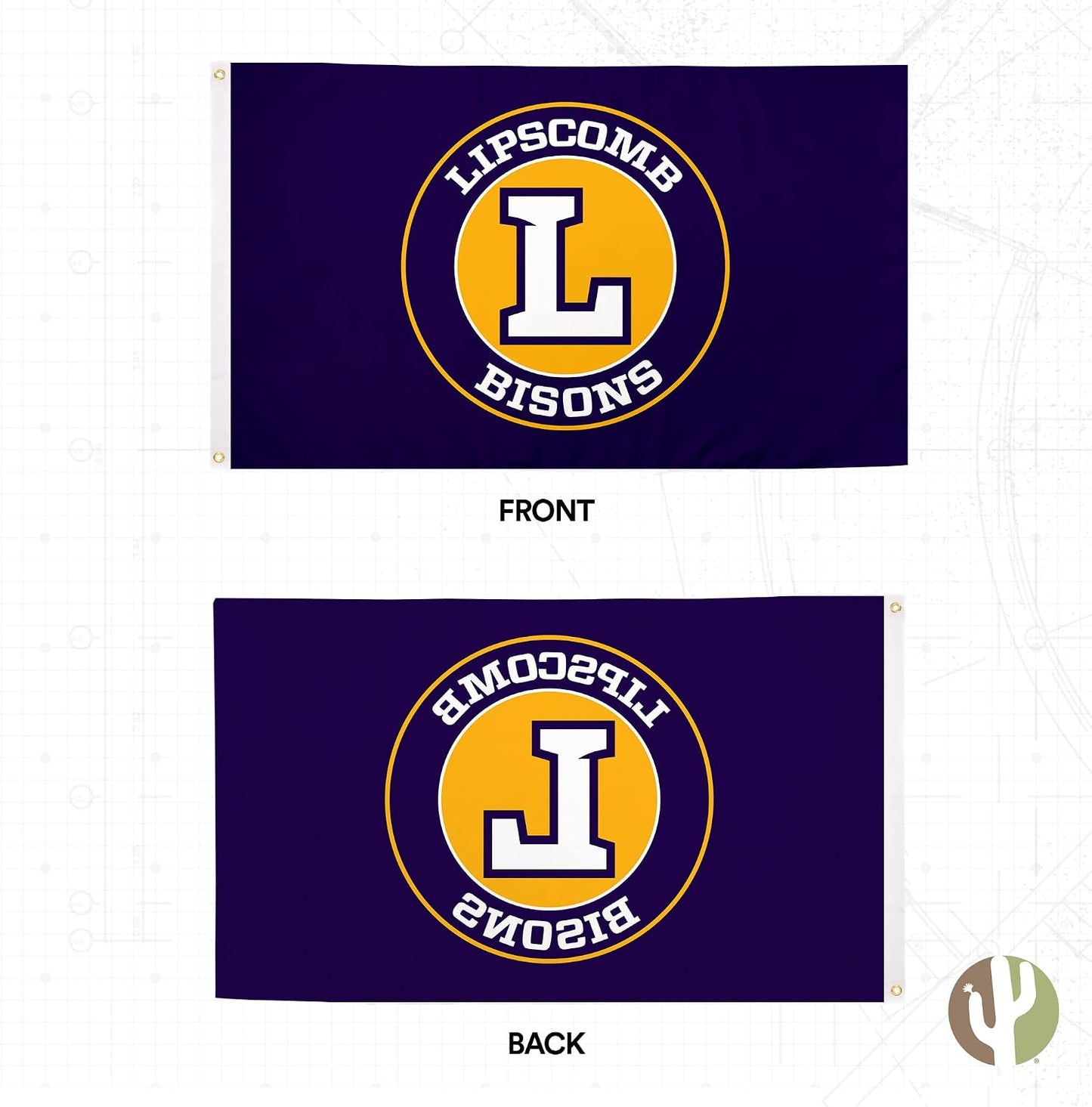 Bandera bisontes 3x5ft tela poliéster interiores exteriores