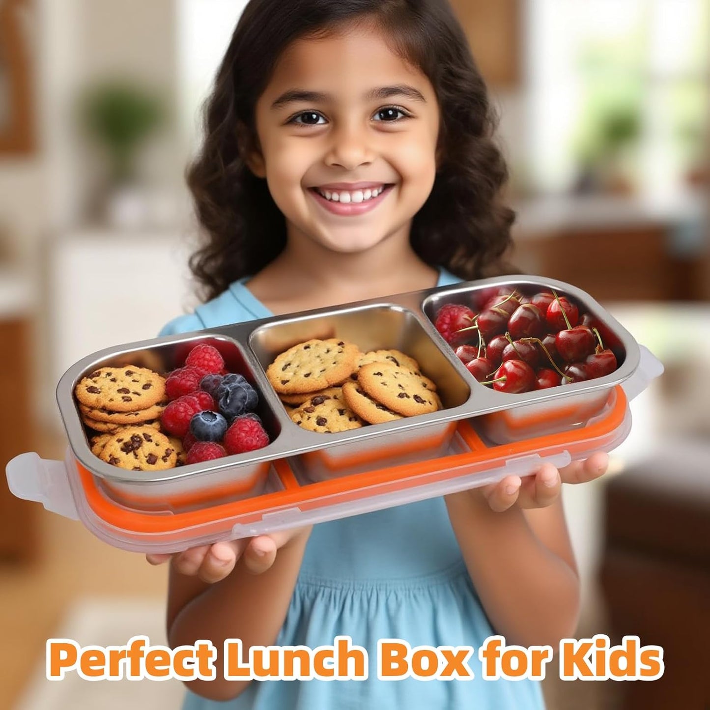 Caja condimentos acero inox 3 compartimentos reutiliz.