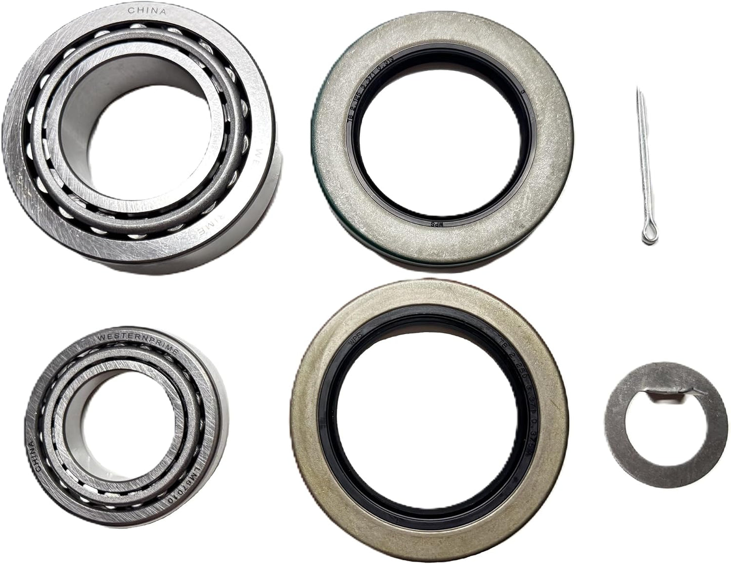 Kit rodamiento cubo remolque LM67048 sello grasa