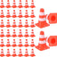 40 Conos Plástico Naranja 0.95pulg Mesa Arena Modelo