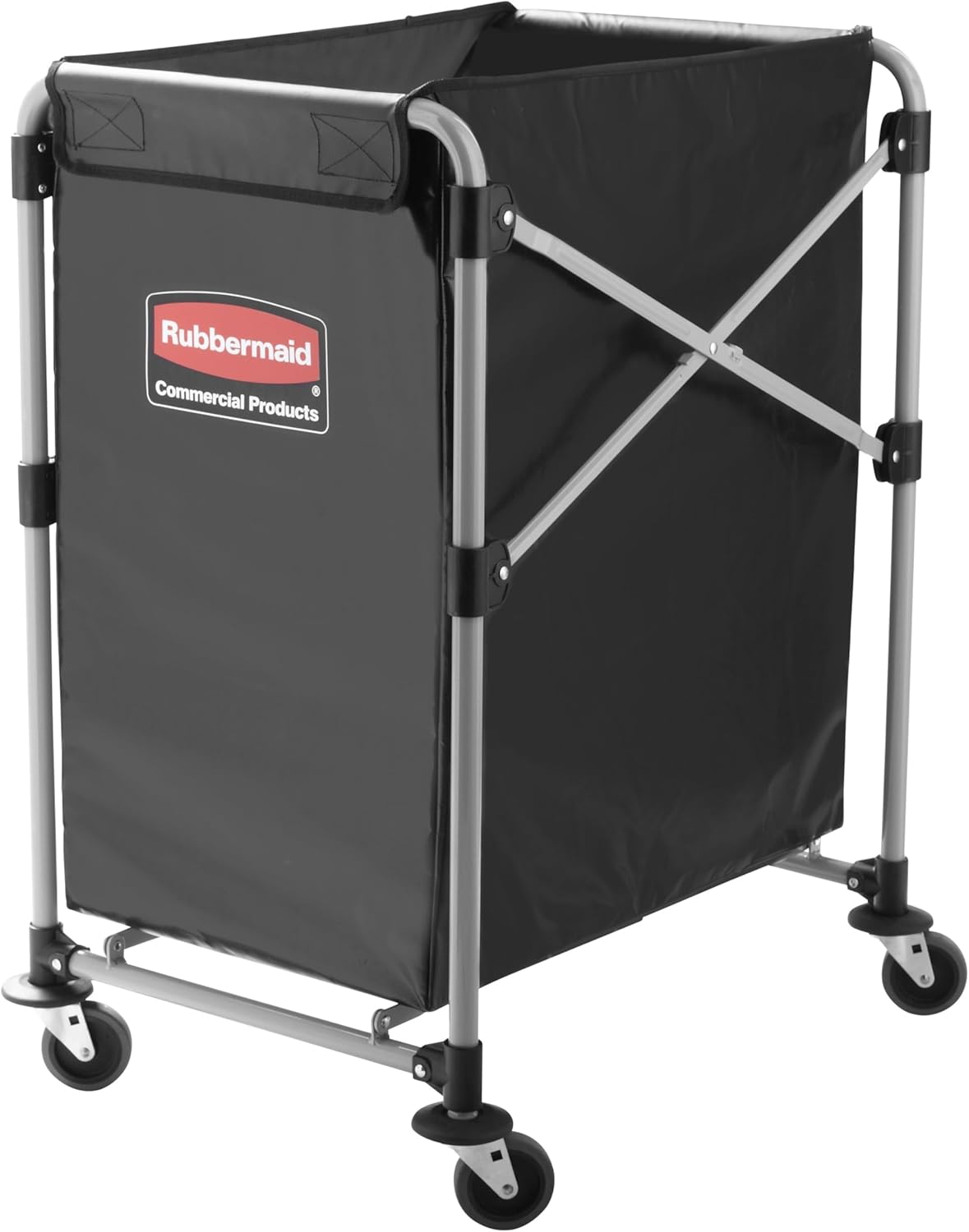Carrito plegable negro acero 4 bushels hotel