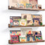 Estantería flotante para niños nogal 23.6" set 3 estantes