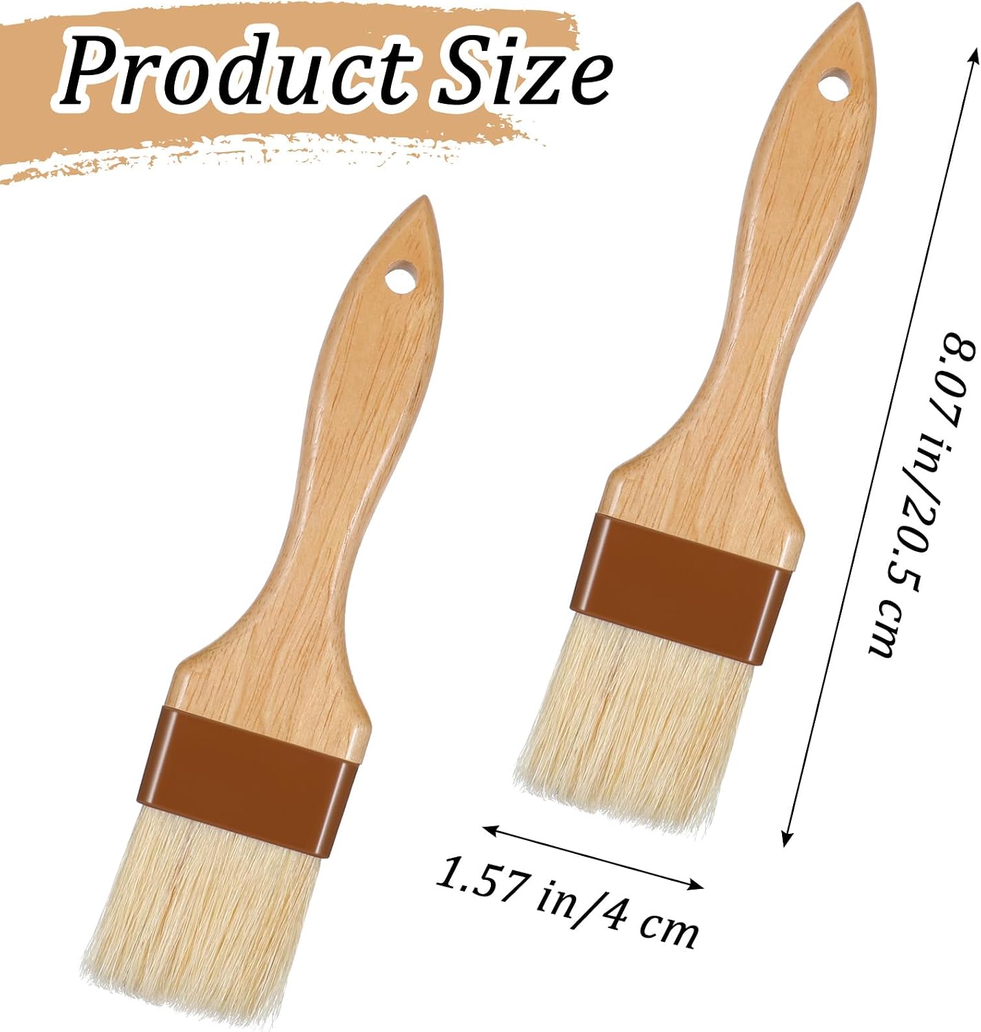 2 Cepillos Cocina para Aceite y Salsa